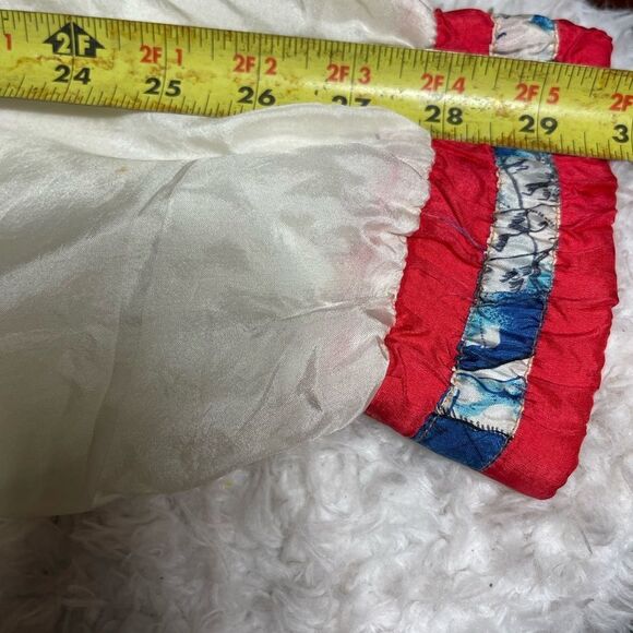 NWT Robert Stock 100% Silk Active Wear Nautical print Jacket & orange pa… - Picture 15 of 15